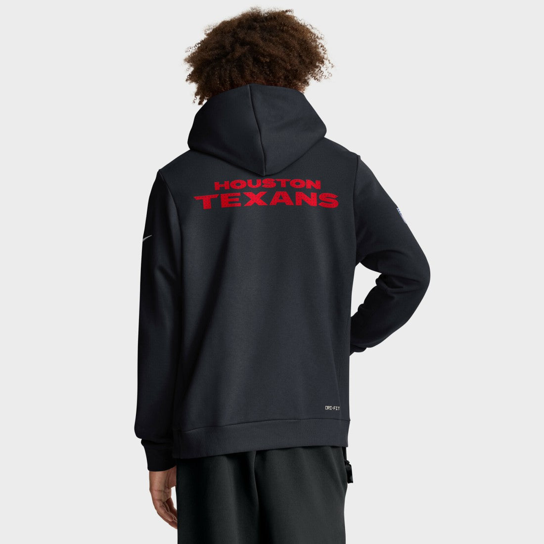 Houston Texans Sideline Standard Issue Initial Home Dri-FIT Hoodie Navy | Nike for Sale