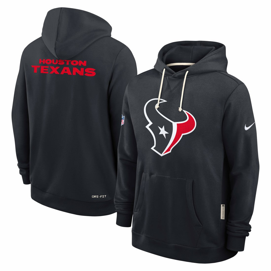 Houston Texans Sideline Standard Issue Initial Home Dri-FIT Hoodie Navy | Nike for Sale