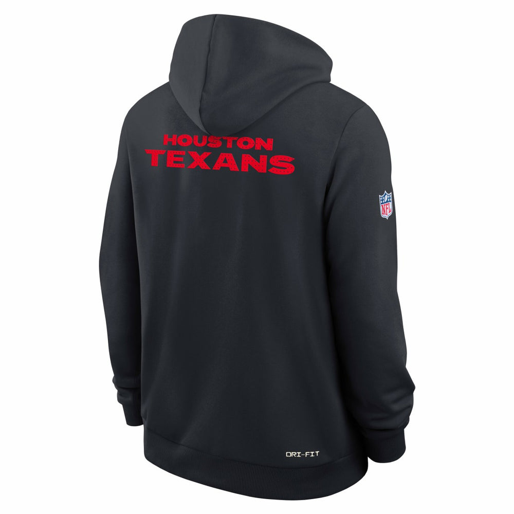 Houston Texans Sideline Standard Issue Initial Home Dri-FIT Hoodie Navy | Nike for Sale