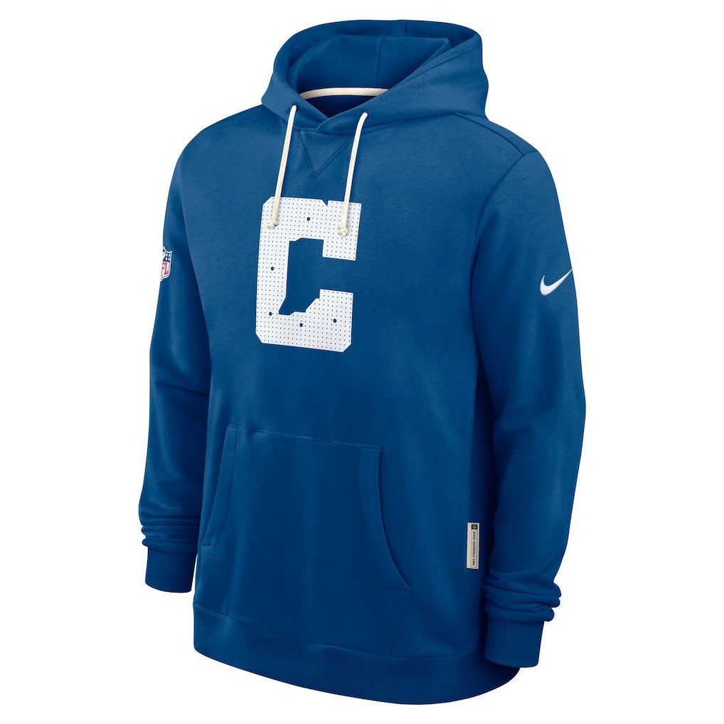 Indianapolis Colts Sideline Standard Issue Initial Home Dri-FIT Hoodie Royal | Nike for Sale