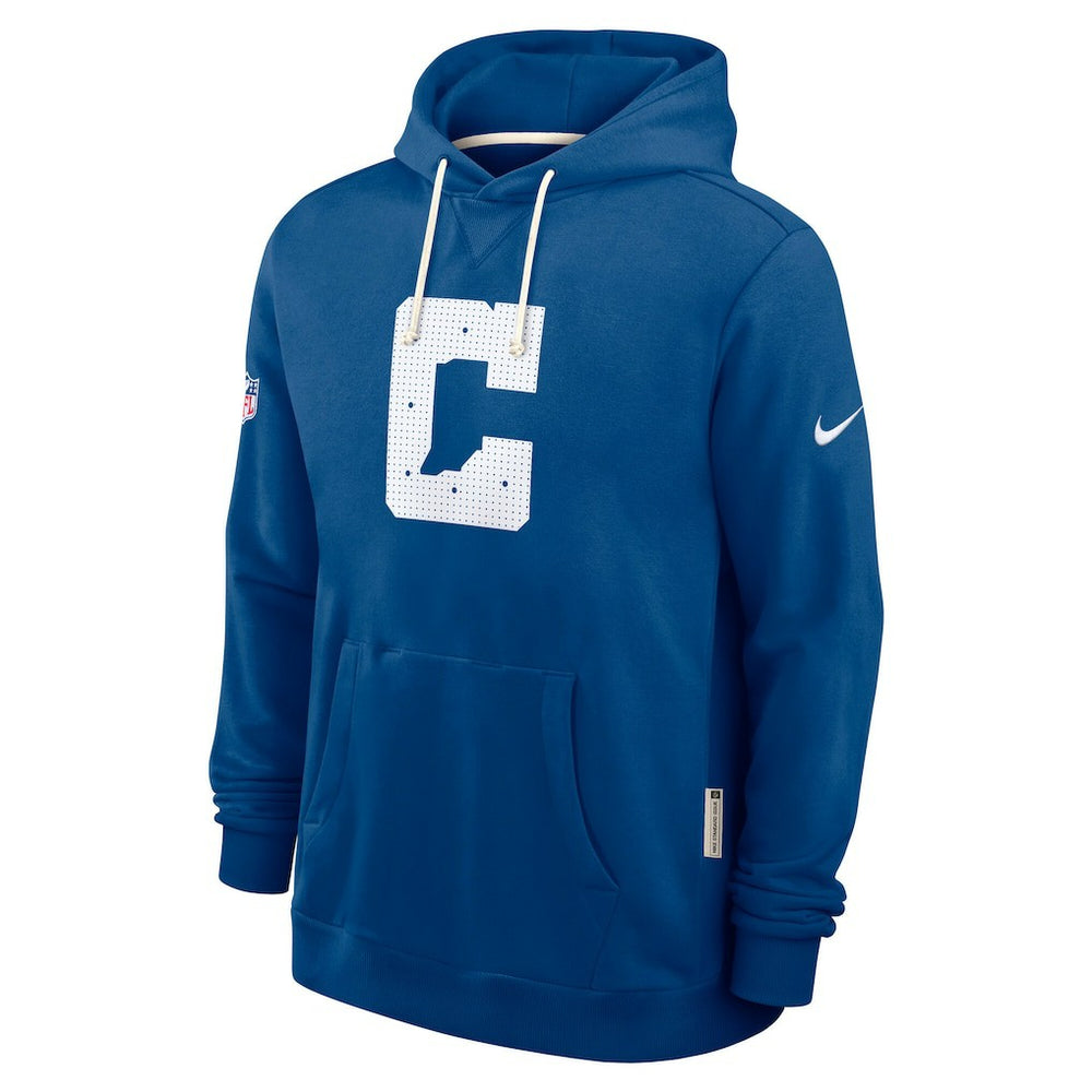 Indianapolis Colts Sideline Standard Issue Initial Home Dri-FIT Hoodie Royal | Nike for Sale
