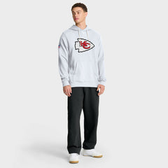 Kansas City Chiefs Sideline Standard Issue Initial Home Dri-FIT Hoodie White | Nike for Sale