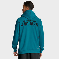Jacksonville Jaguars Sideline Standard Issue Initial Home Dri-FIT Hoodie Teal | Nike for Sale