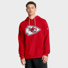 Kansas City Chiefs Sideline Standard Issue Initial Home Dri-FIT Hoodie Red | Nike for Sale