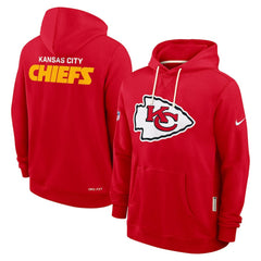 Kansas City Chiefs Sideline Standard Issue Initial Home Dri-FIT Hoodie Red | Nike for Sale