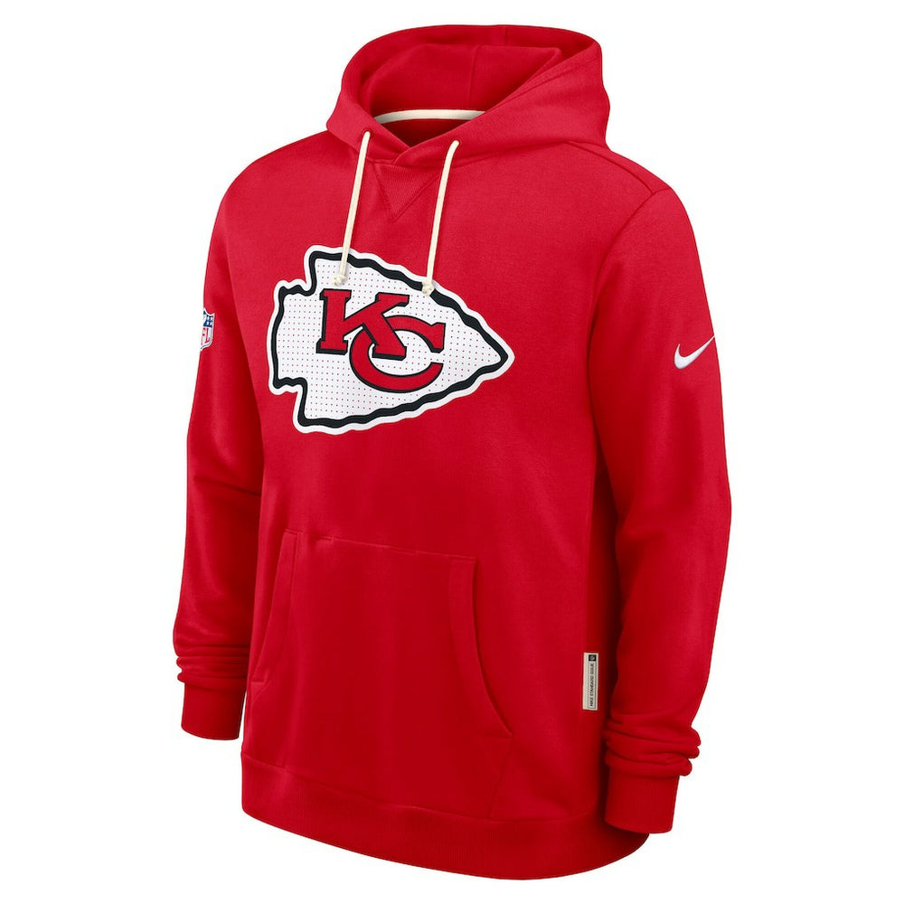 Kansas City Chiefs Sideline Standard Issue Initial Home Dri-FIT Hoodie Red | Nike for Sale