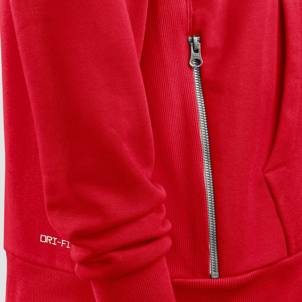 Kansas City Chiefs Sideline Standard Issue Initial Home Dri-FIT Hoodie Red | Nike for Sale