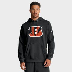 Cincinnati Bengals Sideline Standard Issue Initial Home Dri-FIT Hoodie Black | Nike for Sale