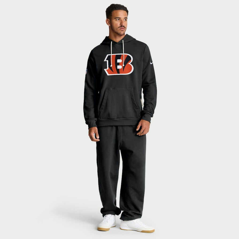 Cincinnati Bengals Sideline Standard Issue Initial Home Dri-FIT Hoodie Black | Nike for Sale