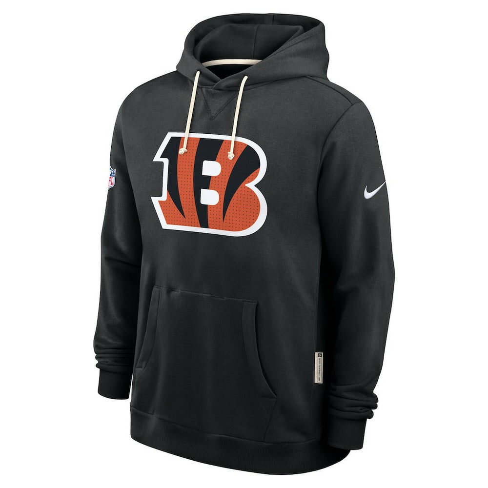 Cincinnati Bengals Sideline Standard Issue Initial Home Dri-FIT Hoodie Black | Nike for Sale