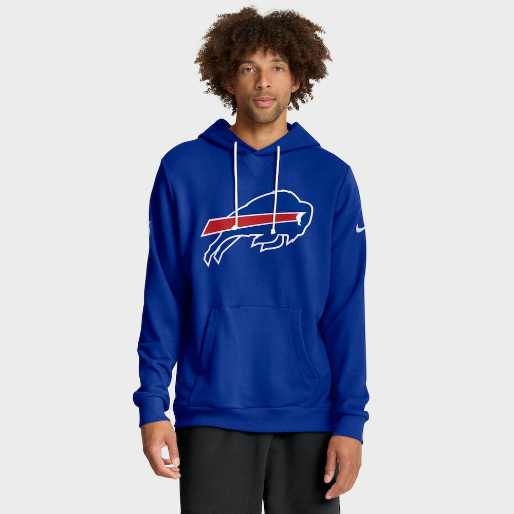 Buffalo Bills Sideline Standard Issue Initial Home Dri-FIT Hoodie Royal | Nike for Sale