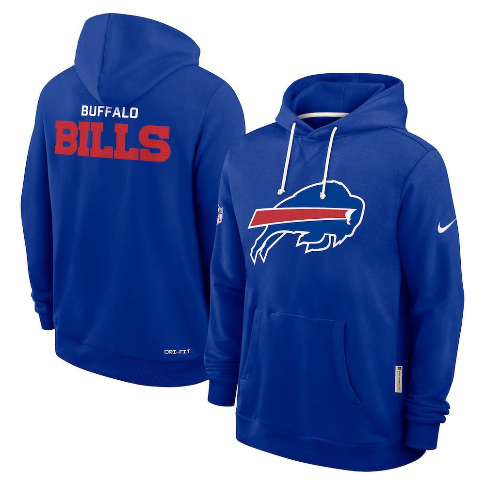 Buffalo Bills Sideline Standard Issue Initial Home Dri-FIT Hoodie Royal | Nike for Sale