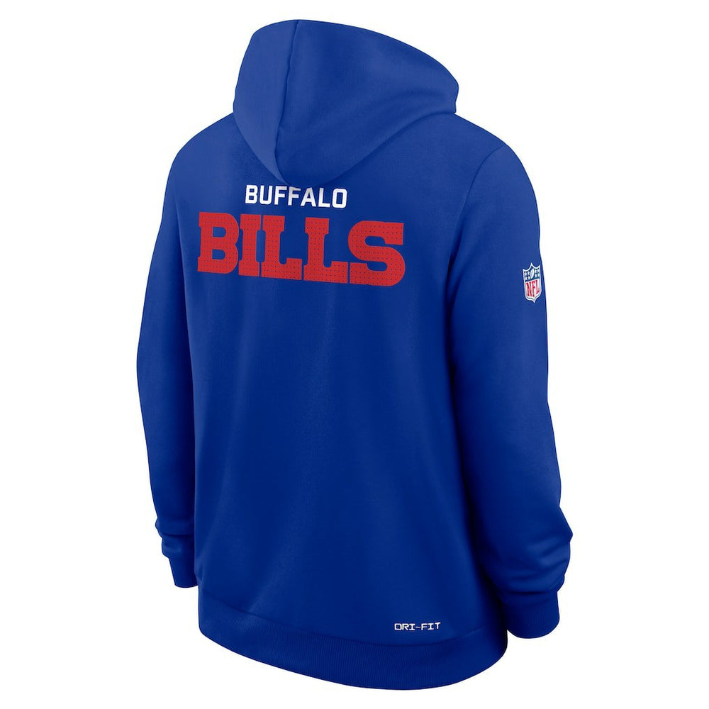 Buffalo Bills Sideline Standard Issue Initial Home Dri-FIT Hoodie Royal | Nike for Sale