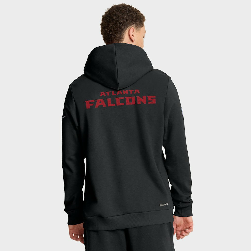 Atlanta Falcons Sideline Standard Issue Initial Home Dri-FIT Hoodie Black | Nike for Sale