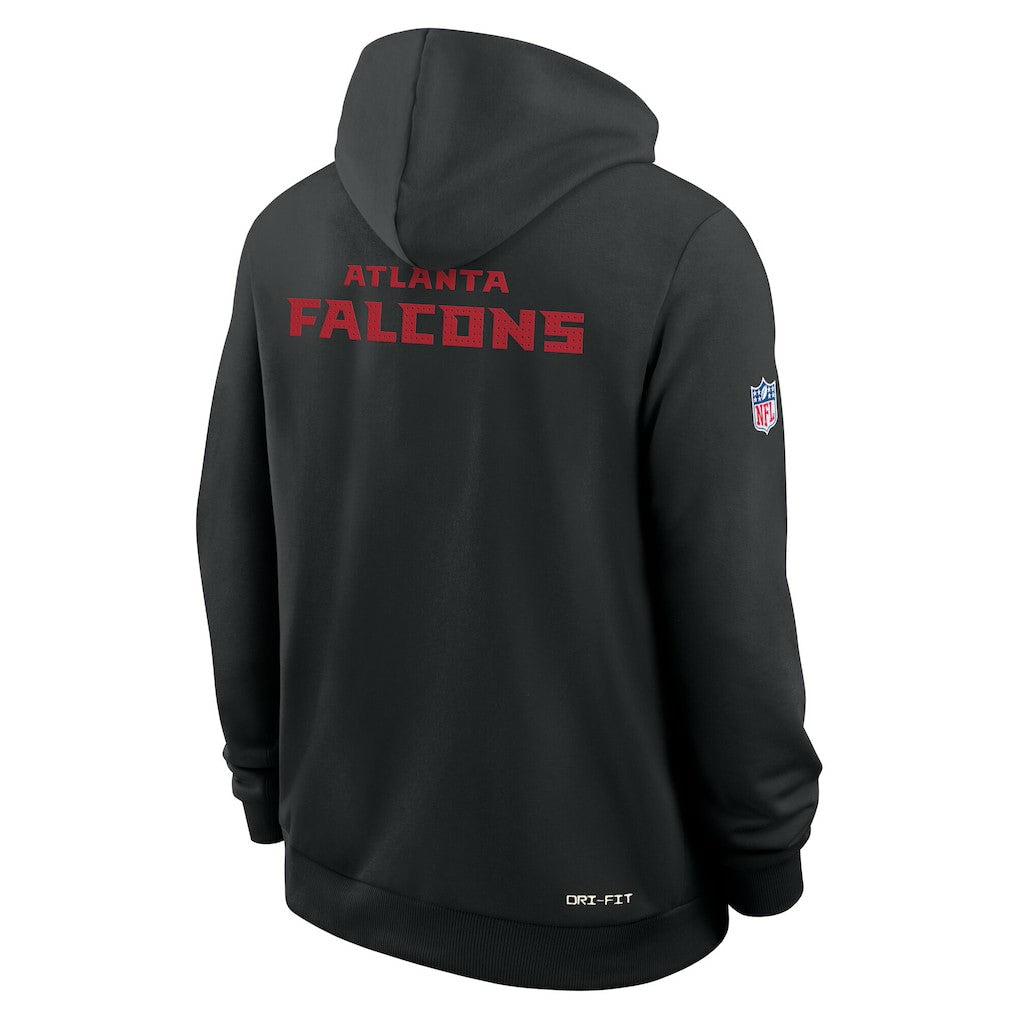 Atlanta Falcons Sideline Standard Issue Initial Home Dri-FIT Hoodie Black | Nike for Sale