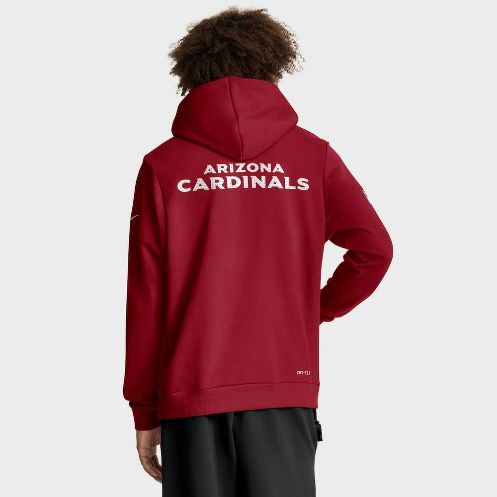 Arizona Cardinals Sideline Standard Issue Initial Home Dri-FIT Hoodie Cardinal | Nike for Sale