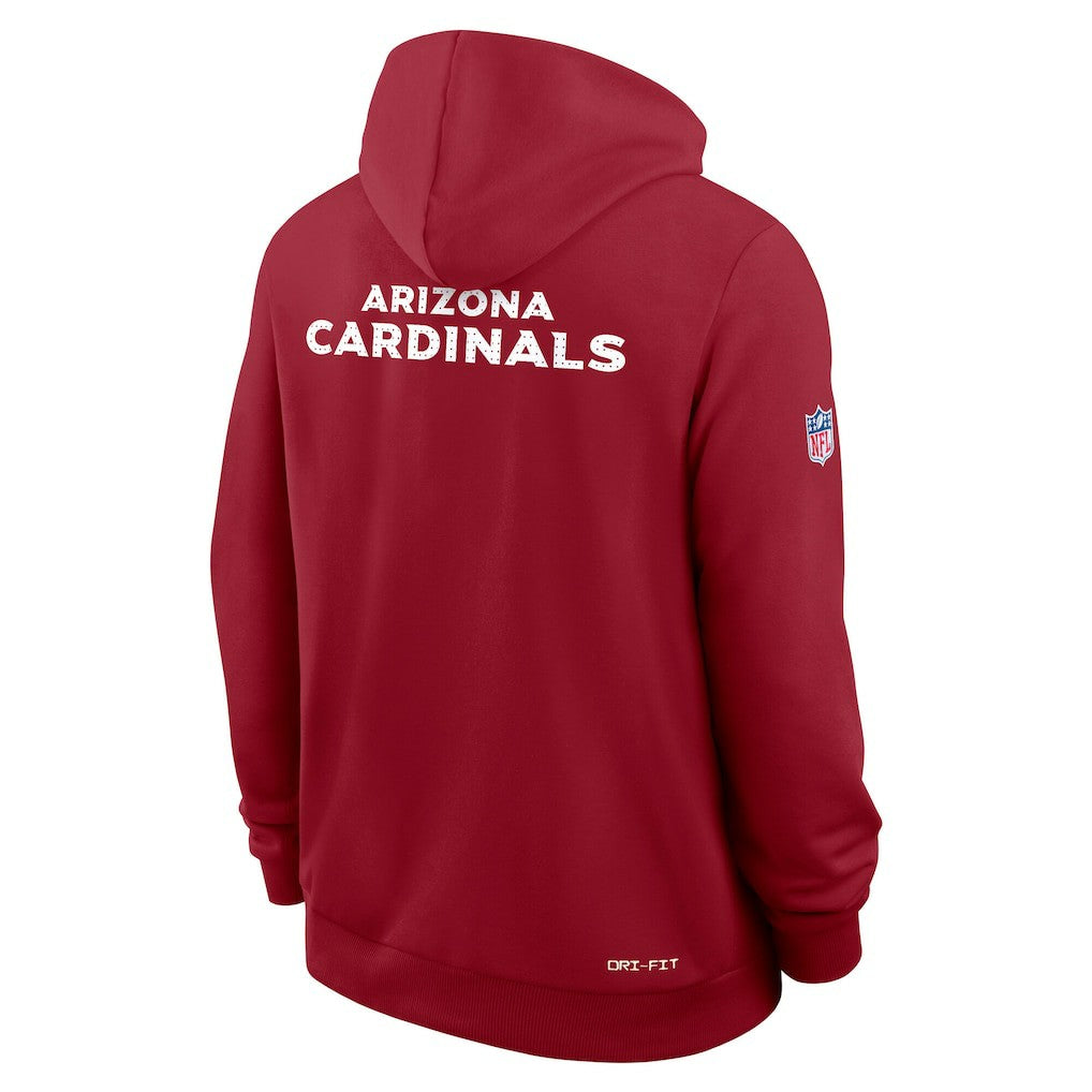 Arizona Cardinals Sideline Standard Issue Initial Home Dri-FIT Hoodie Cardinal | Nike for Sale