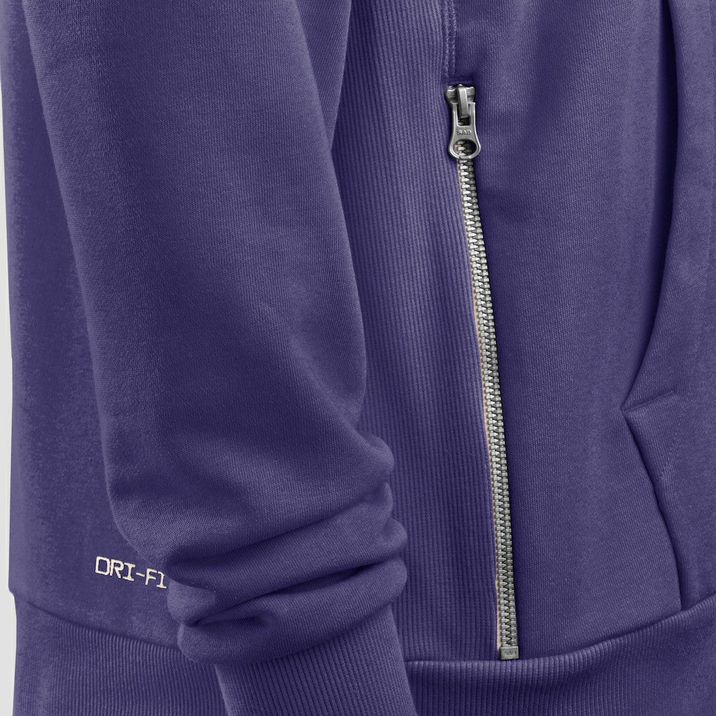 Baltimore Ravens Sideline Standard Issue Initial Home Dri-FIT Hoodie Purple | Nike for Sale