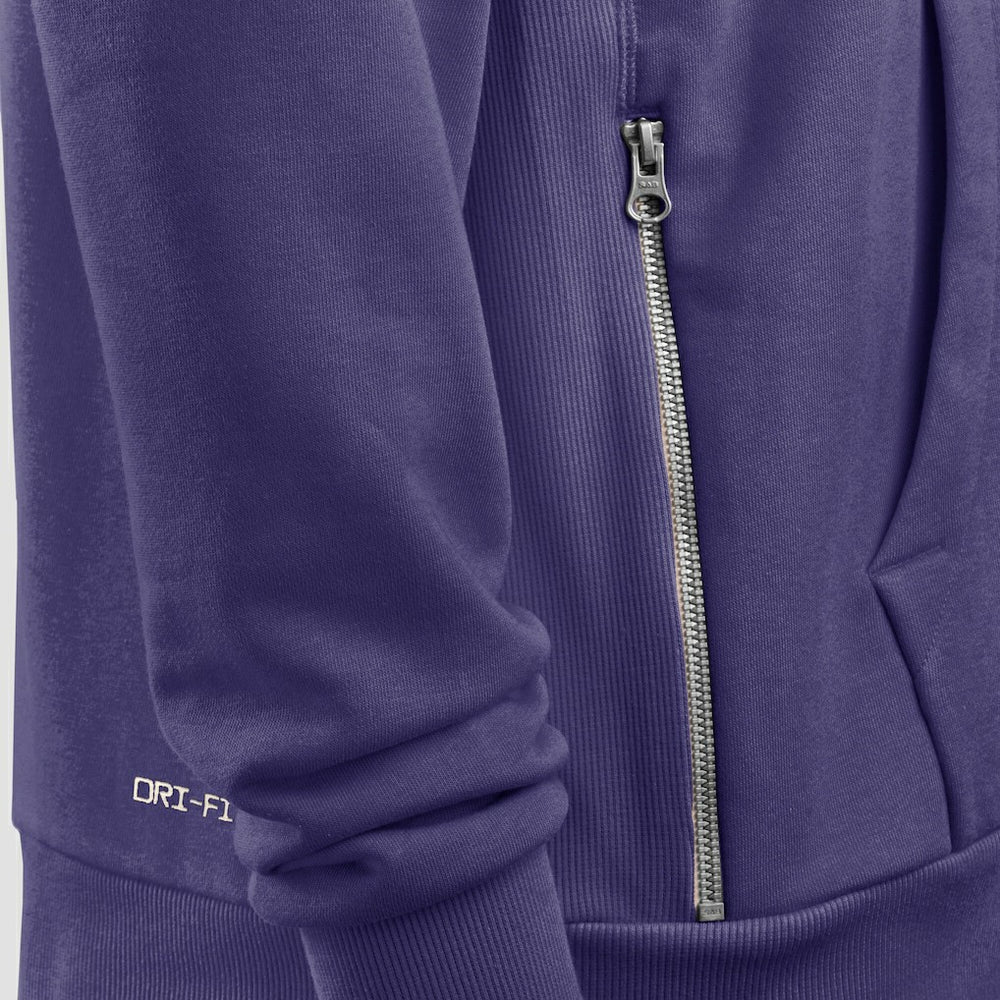 Baltimore Ravens Sideline Standard Issue Initial Home Dri-FIT Hoodie Purple | Nike for Sale
