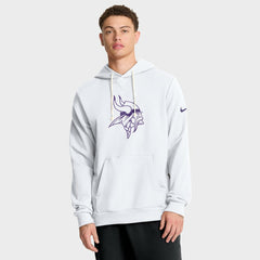 Minnesota Vikings Sideline Standard Issue Alt 2 Dri-FIT Hoodie White | Nike for Sale