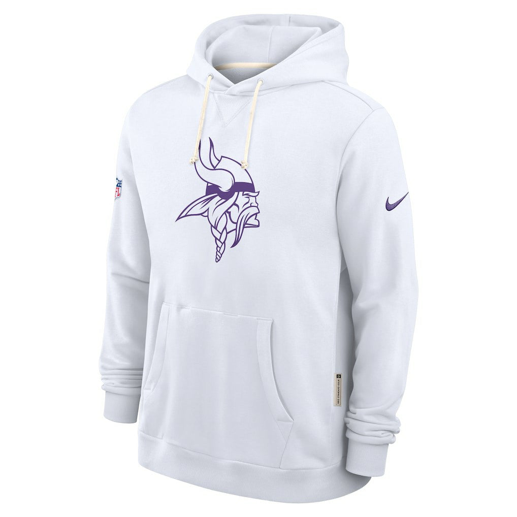 Minnesota Vikings Sideline Standard Issue Alt 2 Dri-FIT Hoodie White | Nike for Sale