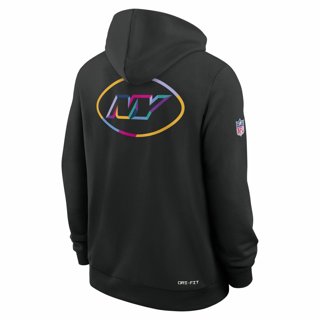 New York Jets 2025 NFL Crucial Catch Sideline Standard Issue Dri-FIT Hoodie Black | Nike for Sale
