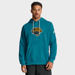 Jacksonville Jaguars Sideline Standard Issue Alt 2 Dri-FIT Hoodie Teal | Nike for Sale