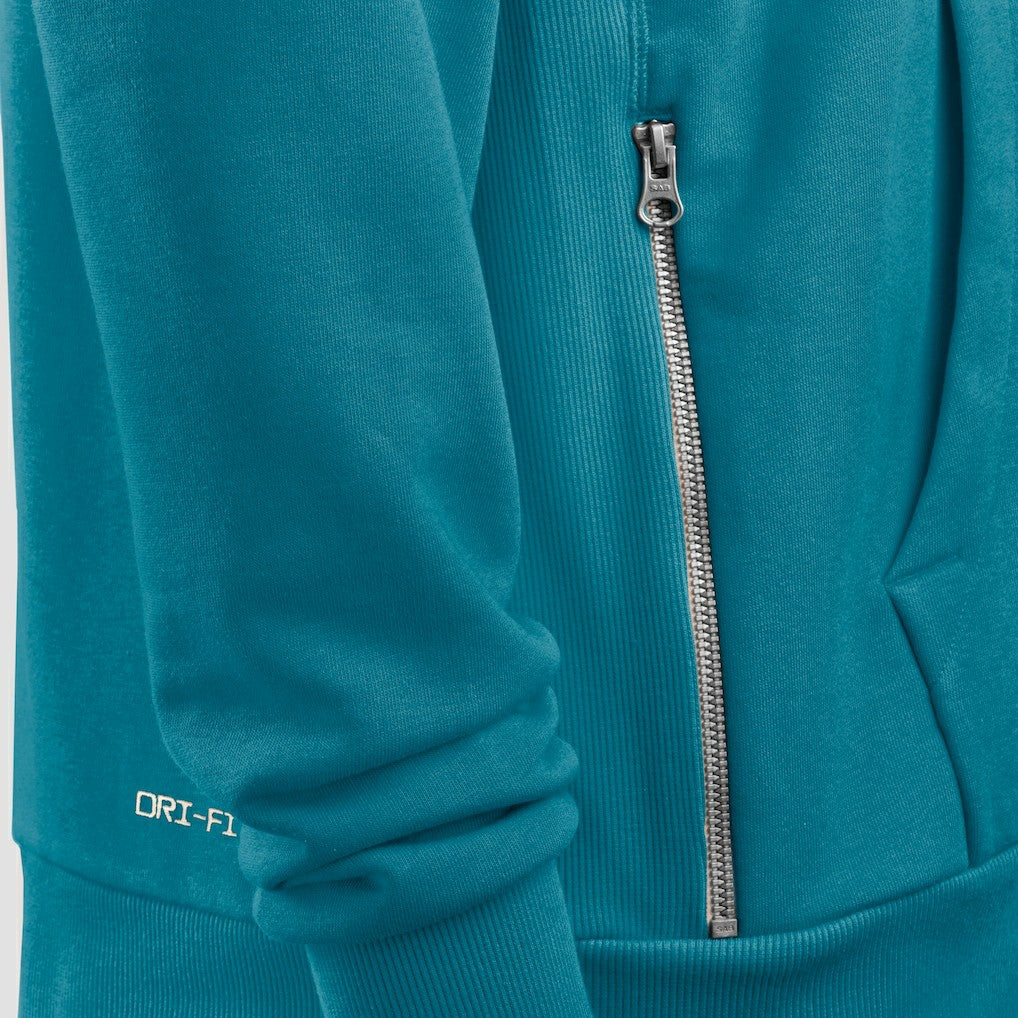 Jacksonville Jaguars Sideline Standard Issue Alt 2 Dri-FIT Hoodie Teal | Nike for Sale