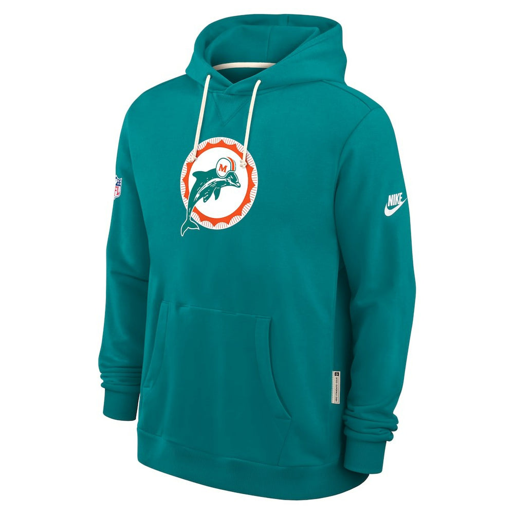 Miami Dolphins Sideline Standard Issue Alt 2 Dri-FIT Hoodie Aqua | Nike for Sale