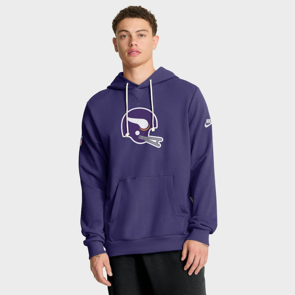Minnesota Vikings Sideline Standard Issue Alt 2 Dri-FIT Hoodie Purple | Nike for Sale