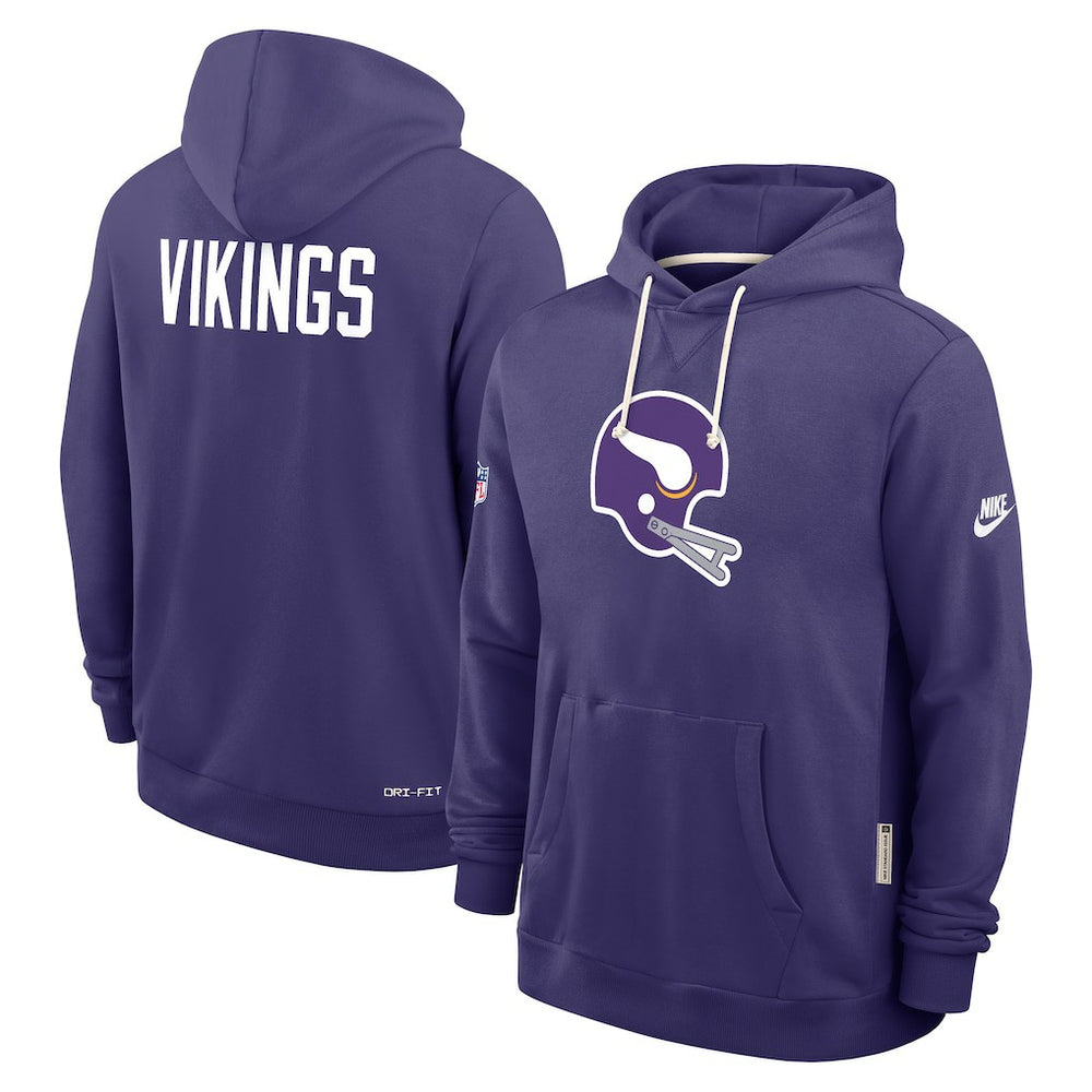 Minnesota Vikings Sideline Standard Issue Alt 2 Dri-FIT Hoodie Purple | Nike for Sale