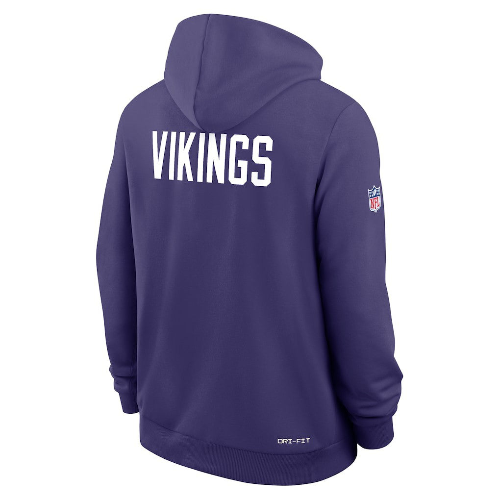 Minnesota Vikings Sideline Standard Issue Alt 2 Dri-FIT Hoodie Purple | Nike for Sale