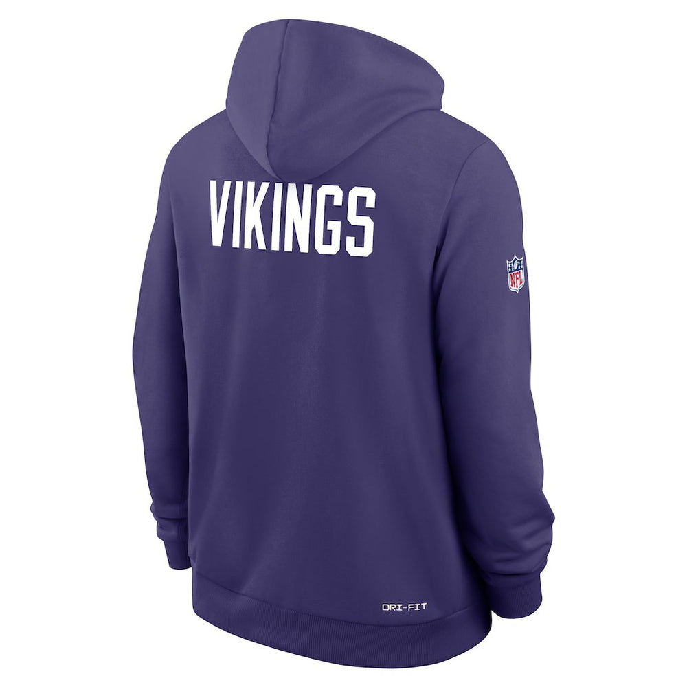 Minnesota Vikings Sideline Standard Issue Alt 2 Dri-FIT Hoodie Purple | Nike for Sale