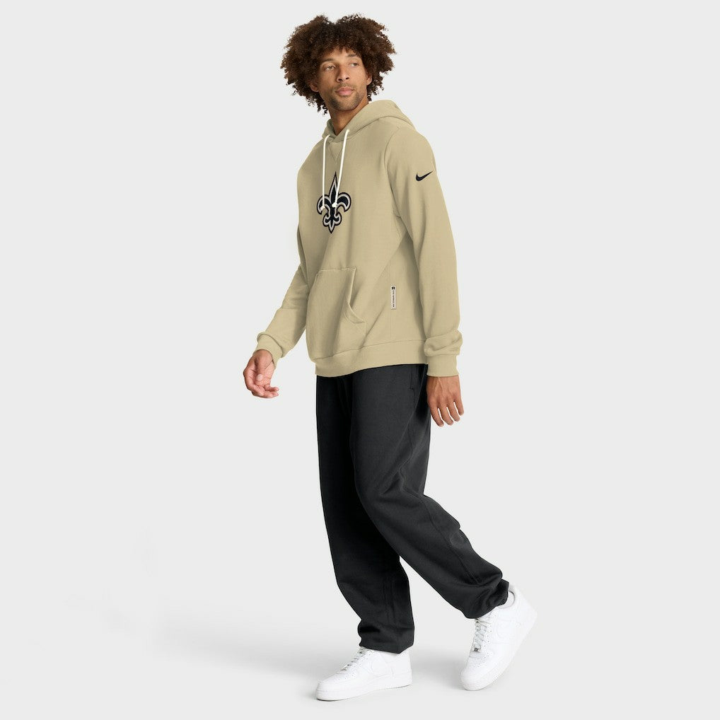 New Orleans Saints Sideline Standard Issue Alt 2 Dri-FIT Hoodie Gold | Nike for Sale