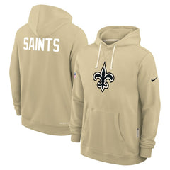 New Orleans Saints Sideline Standard Issue Alt 2 Dri-FIT Hoodie Gold | Nike for Sale