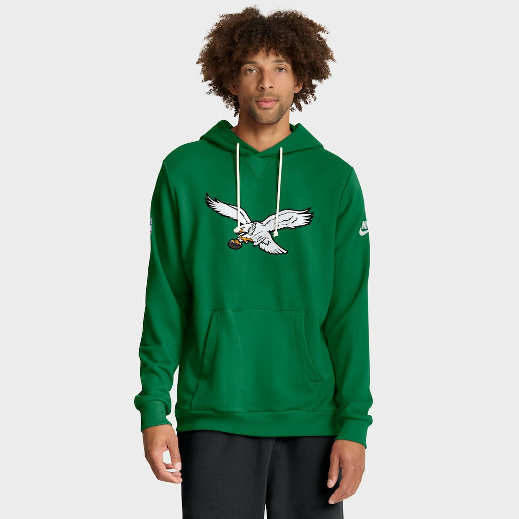 Philadelphia Eagles Sideline Standard Issue Alt 2 Dri-FIT Hoodie Kelly Green | Nike for Sale