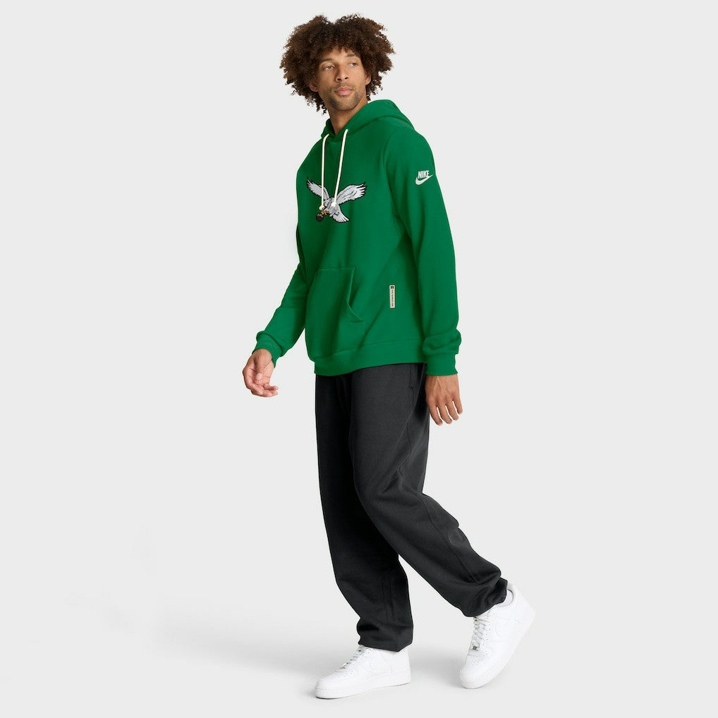 Philadelphia Eagles Sideline Standard Issue Alt 2 Dri-FIT Hoodie Kelly Green | Nike for Sale
