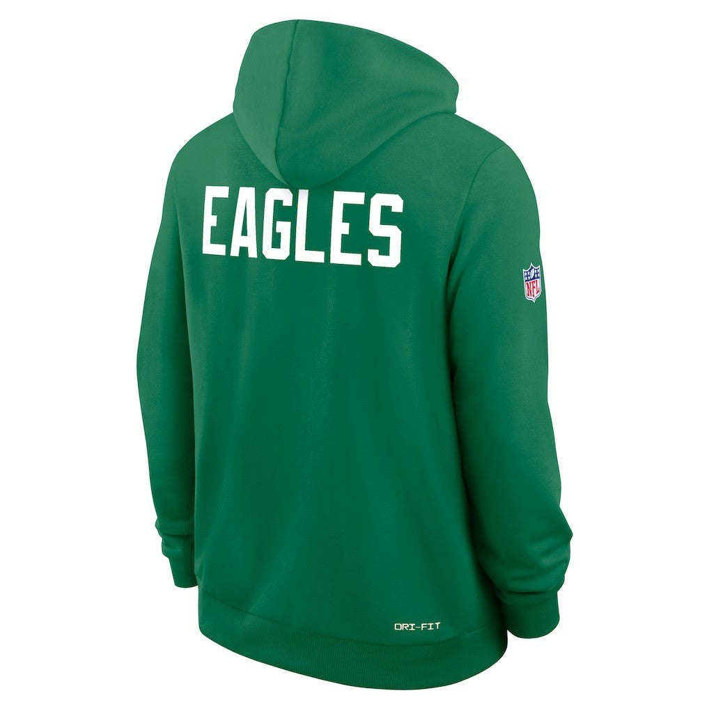 Philadelphia Eagles Sideline Standard Issue Alt 2 Dri-FIT Hoodie Kelly Green | Nike for Sale