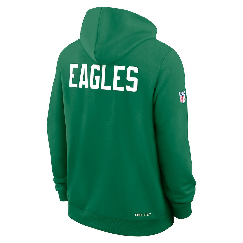 Philadelphia Eagles Sideline Standard Issue Alt 2 Dri-FIT Hoodie Kelly Green | Nike for Sale