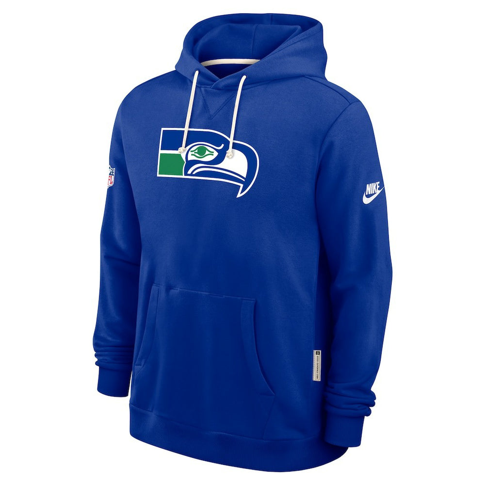 Seattle Seahawks Sideline Standard Issue Alt 2 Dri-FIT Hoodie Royal | Nike for Sale