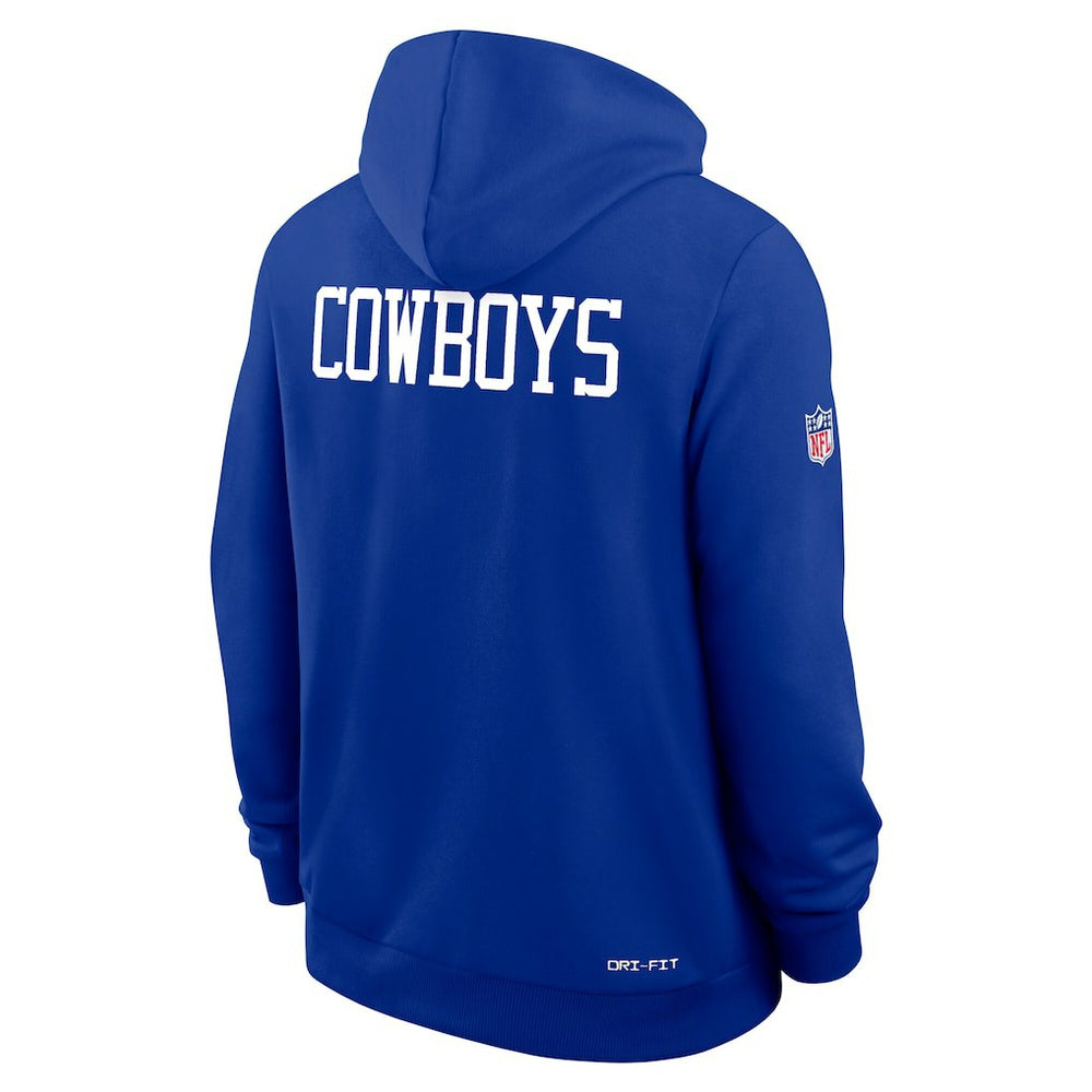 Dallas Cowboys Sideline Standard Issue Alt 2 Dri-FIT Hoodie Royal | Nike for Sale