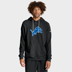 Detroit Lions Sideline Standard Issue Alt 2 Dri-FIT Hoodie Black | Nike for Sale