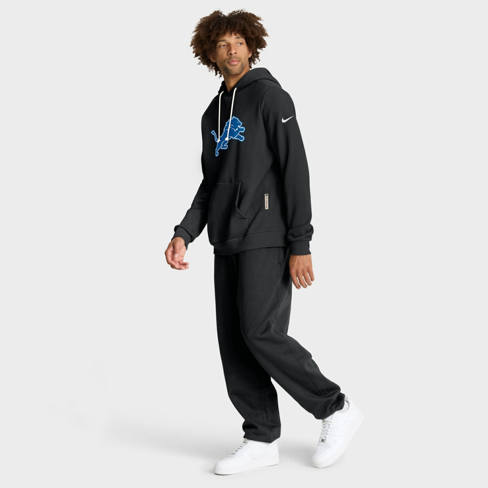 Detroit Lions Sideline Standard Issue Alt 2 Dri-FIT Hoodie Black | Nike for Sale
