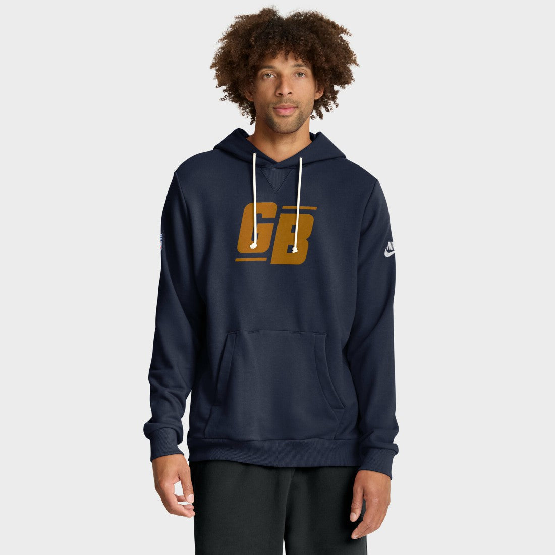 Green Bay Packers The 1923 Classic Sideline Dri-FIT Pullover Hoodie Navy | Nike for Sale