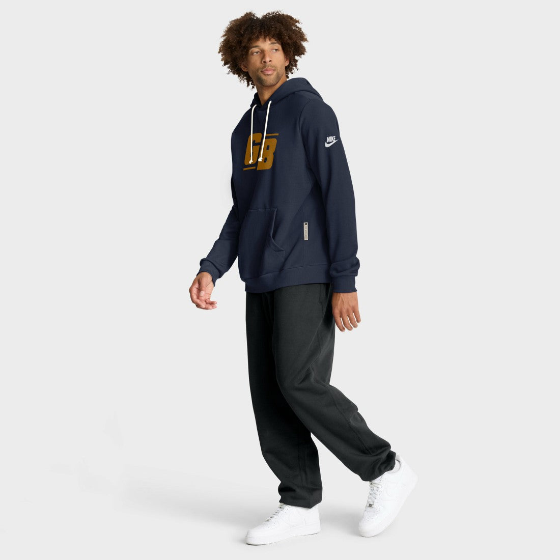 Green Bay Packers The 1923 Classic Sideline Dri-FIT Pullover Hoodie Navy | Nike for Sale