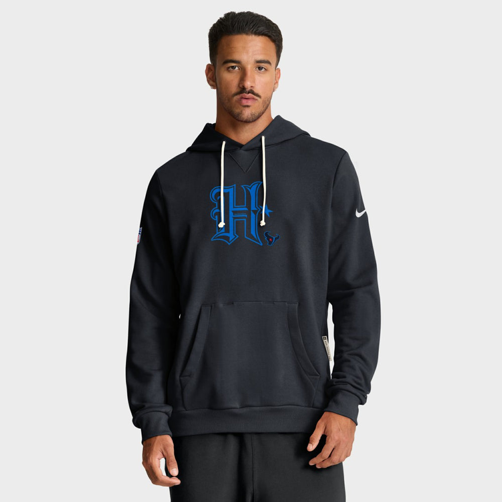 Houston Texans Sideline Standard Issue Alt 2 Dri-FIT Hoodie Navy | Nike for Sale