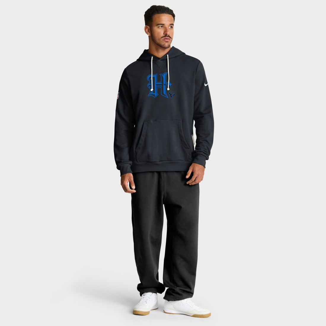 Houston Texans Sideline Standard Issue Alt 2 Dri-FIT Hoodie Navy | Nike for Sale