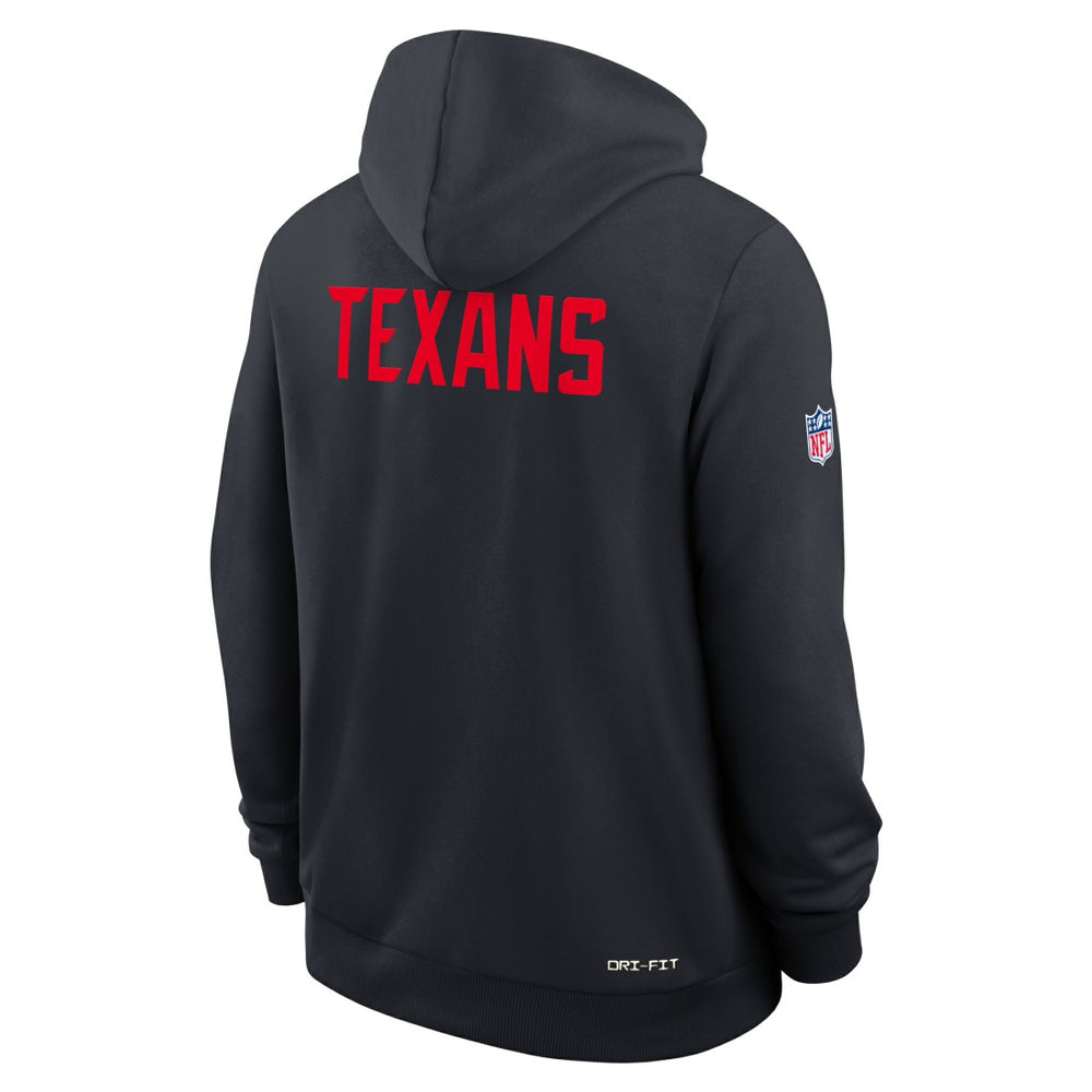 Houston Texans Sideline Standard Issue Alt 2 Dri-FIT Hoodie Navy | Nike for Sale