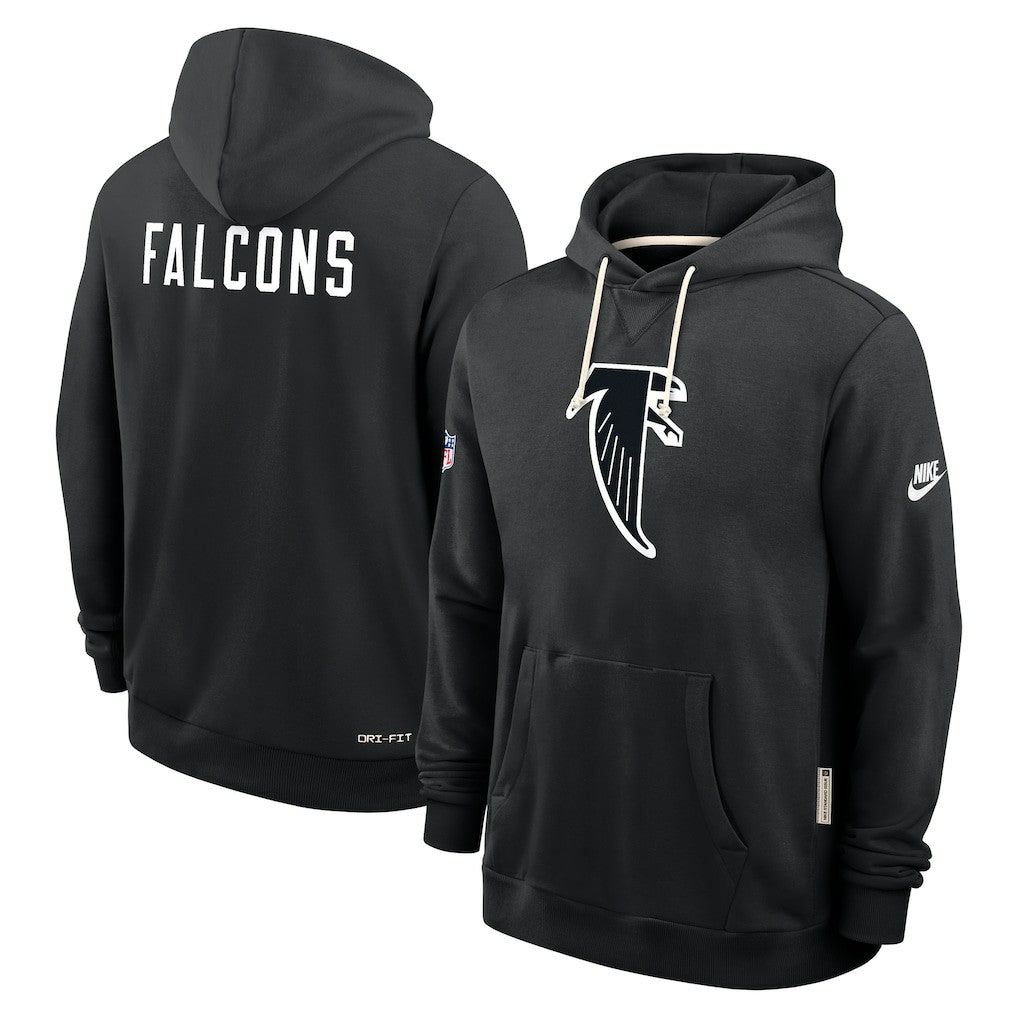 Atlanta Falcons Sideline Standard Issue Alt 2 Dri-FIT Hoodie Black | Nike for Sale