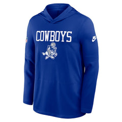 Dallas Cowboys Sideline Alt Pack Dri-FIT Lightweight Hooded Top Royal | Nike for Sale